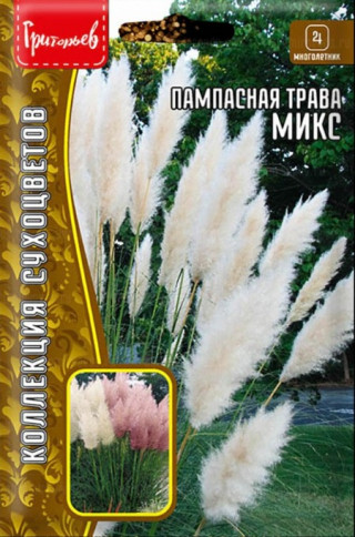 img-1: Пампасная трава (Кортадерия) микс [5 х 0,01 гр] - ООО «Семена Тут»