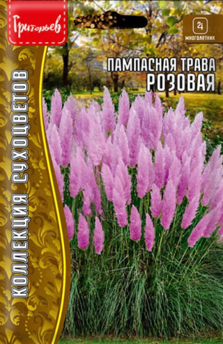 img-1: Пампасная трава (Кортадерия) Розовая [5 х 0,01 гр] - ООО «Семена Тут»