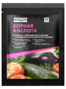 Борная кислота (50 гр) Лама Торф - ООО «Семена Тут»